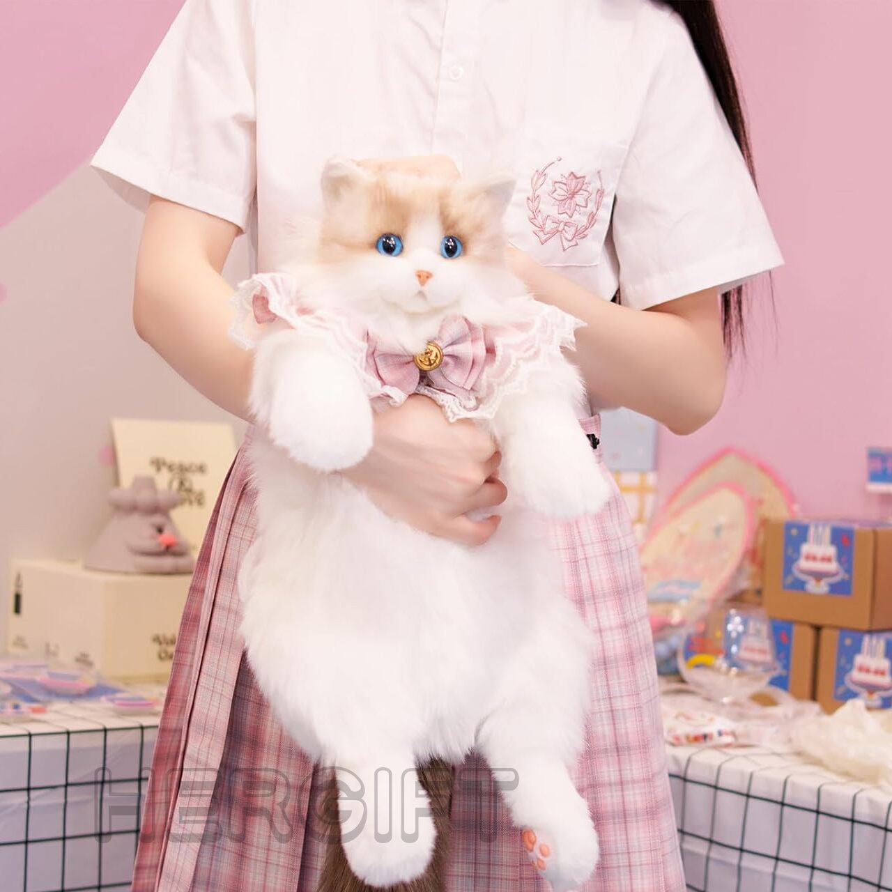 ねこ リュック リアル ハンドメイド Amazon.co.jp: ハンドメイド リアルな猫型リュック 猫の