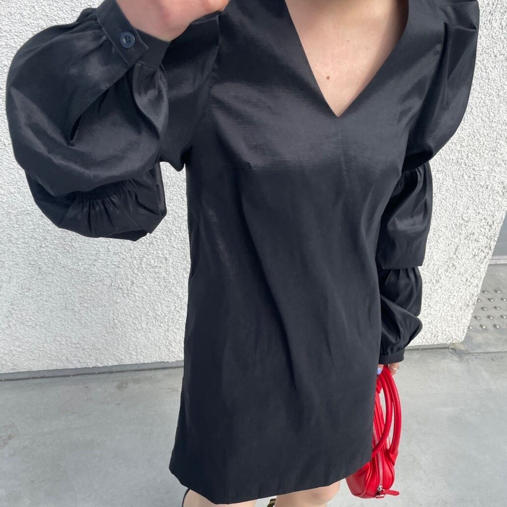 キャンディースリーブミニワンピース_LN0882