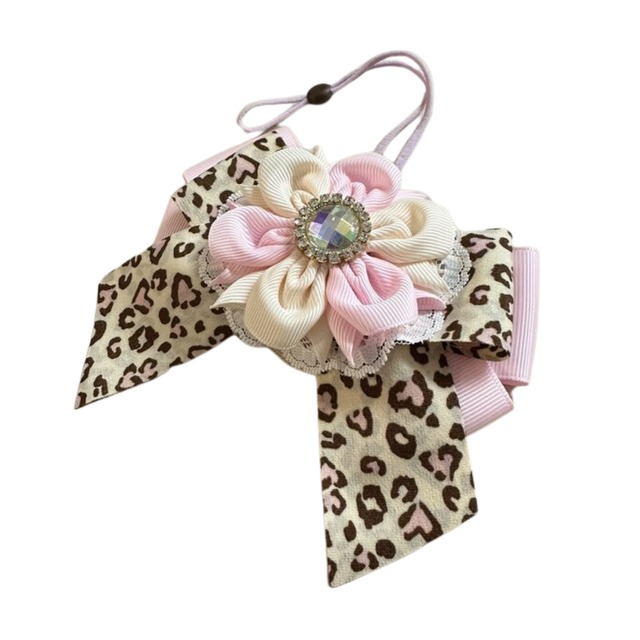 犬猫チョーカー 大きめグランデサイズ リボン 犬用 猫用