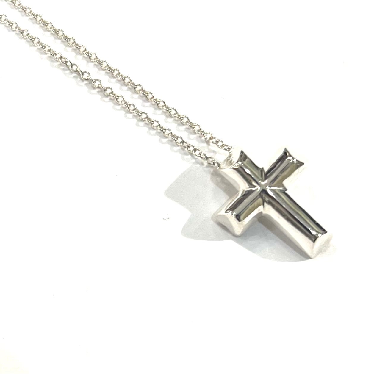 TIFFANY&CO.】2633 テンダネスハート クロスネックレス SV925 41cm