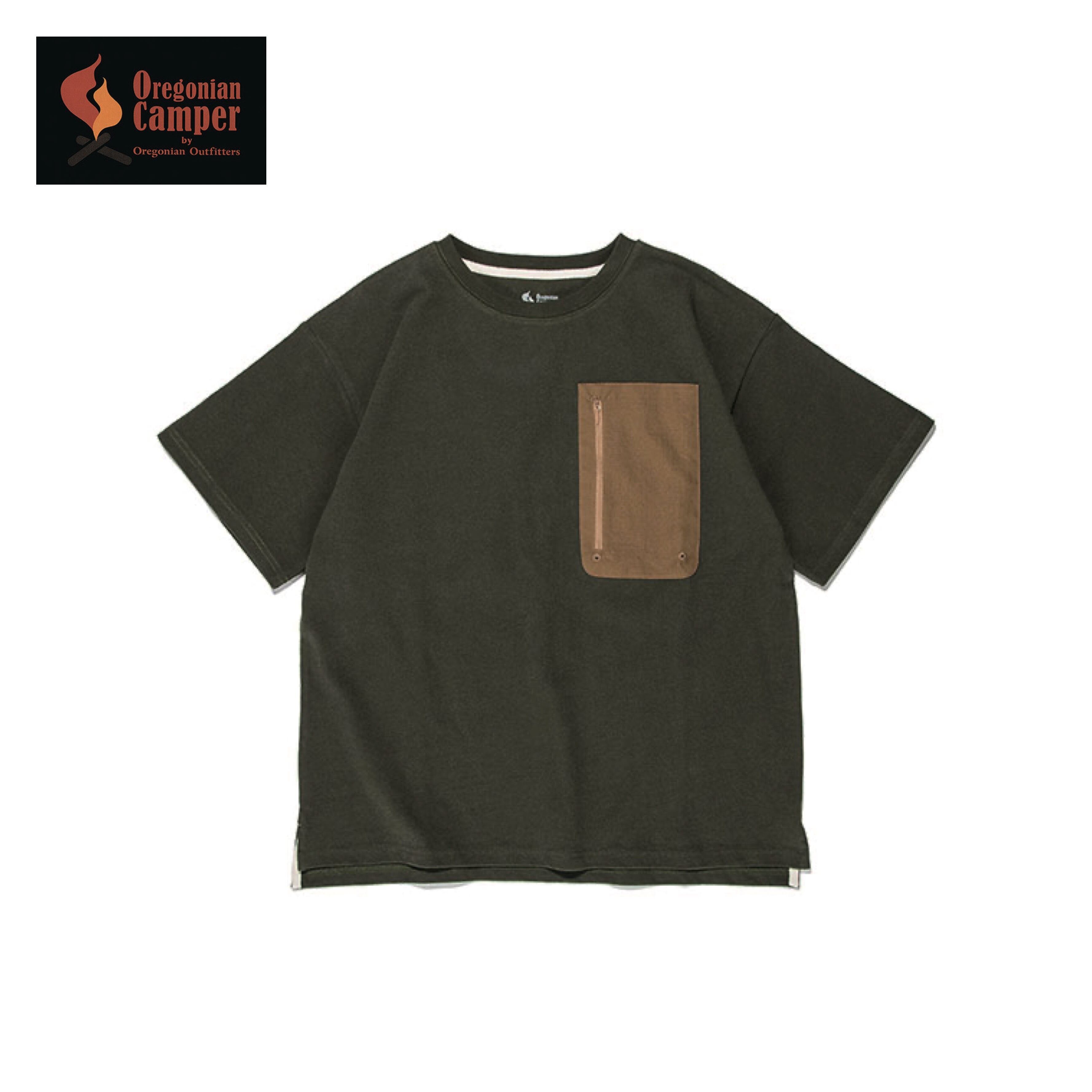 ヘビーウェイト キャンプTシャツ <キャンプTEE> (オリーブ)