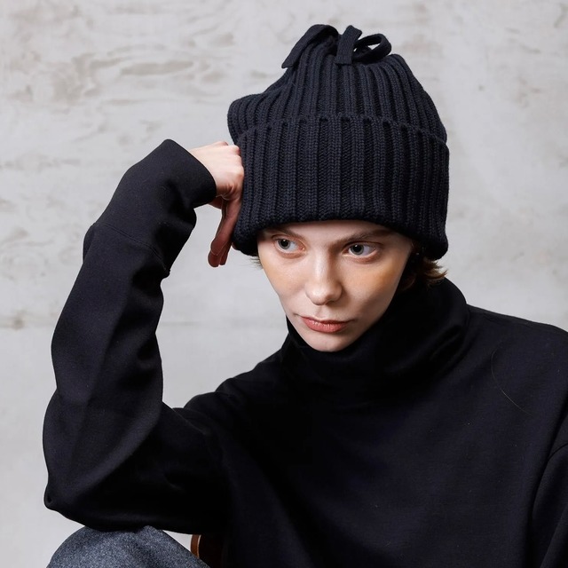 『VOAAOV』MERINO WOOL Watch & Neckwarmer / BLACK