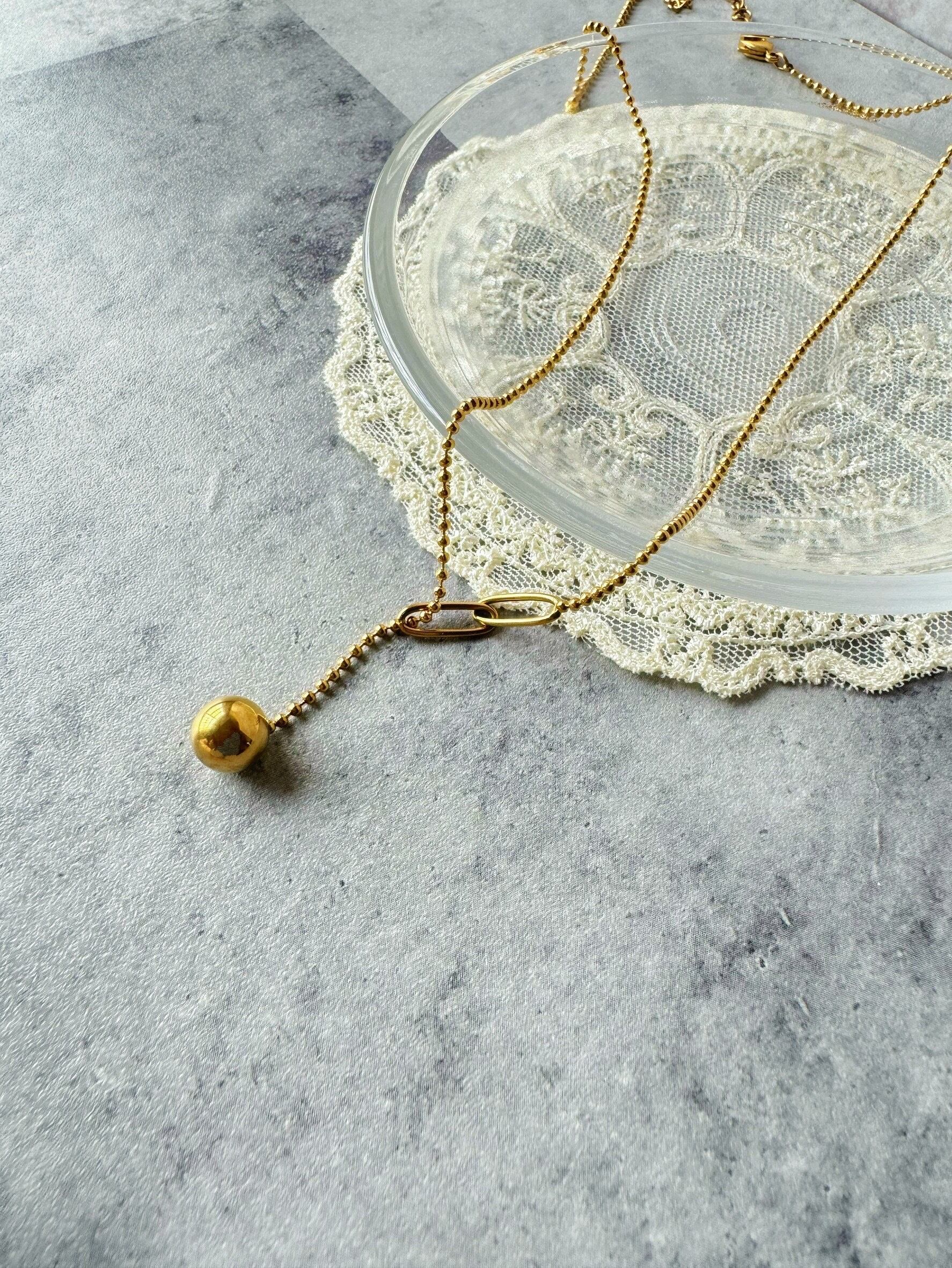 loop necklace 316L／ ループ ネックレス サージカルステンレス