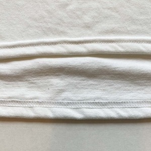 バックプリントL/ST-shirt　ホワイト【再生ポリエステル】【再生素材】【ユニセックス】