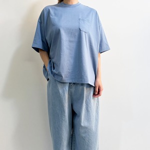 COMM.ARCH.  コム・アーチ　  TUMBLED BIO  WIDE S/S TEE  ワイド半袖ポケットTシャツ