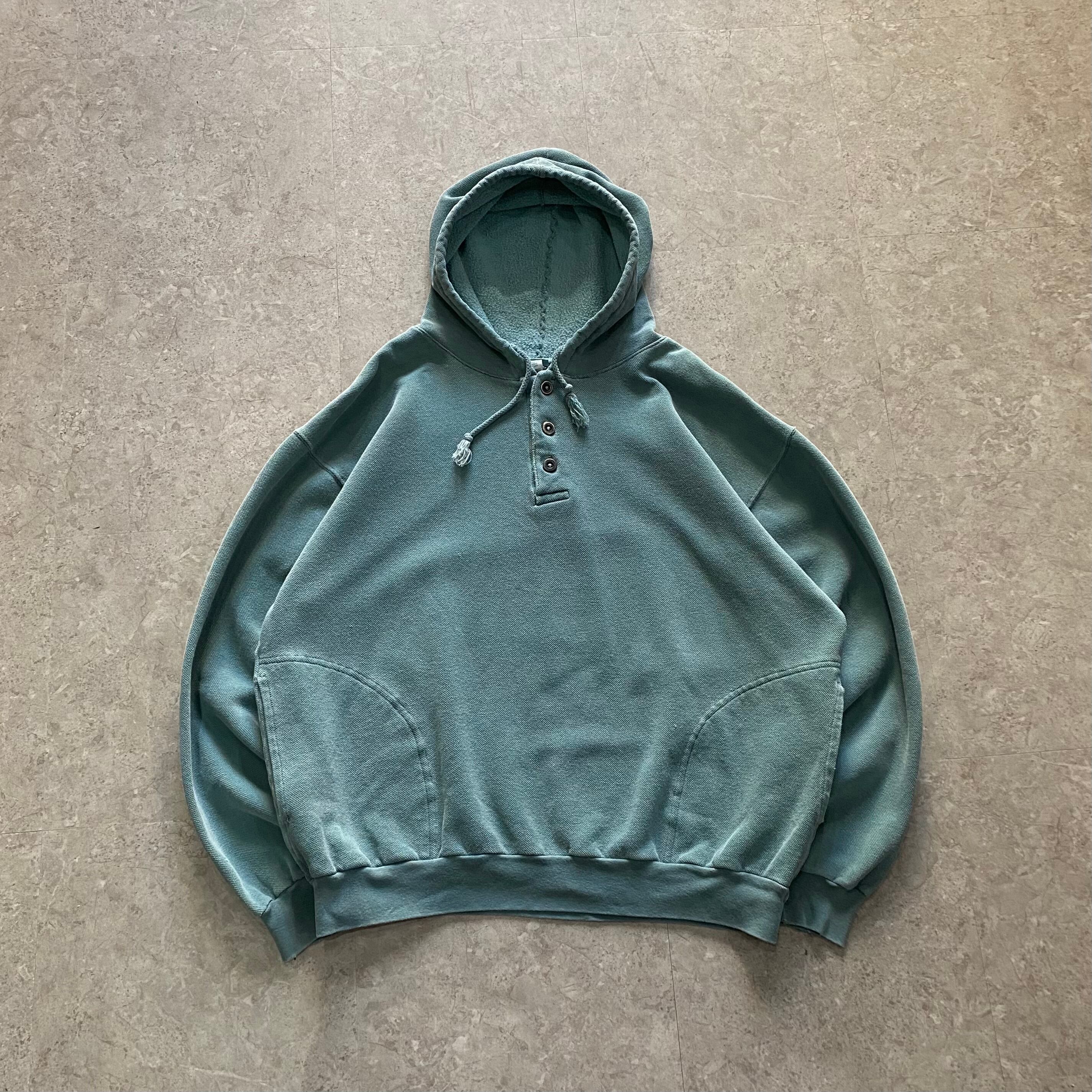 90s L.L.Bean half button hoodie【仙台店】