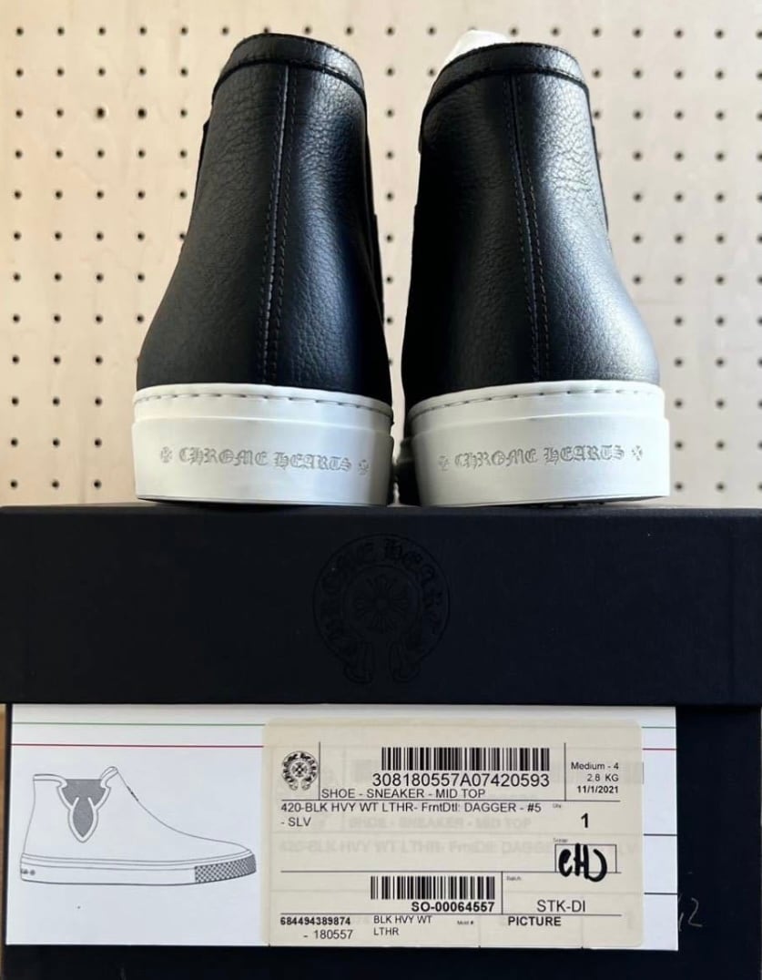 Chrome Hearts クロムハーツ MID TOP/ミッドトップサイズ39