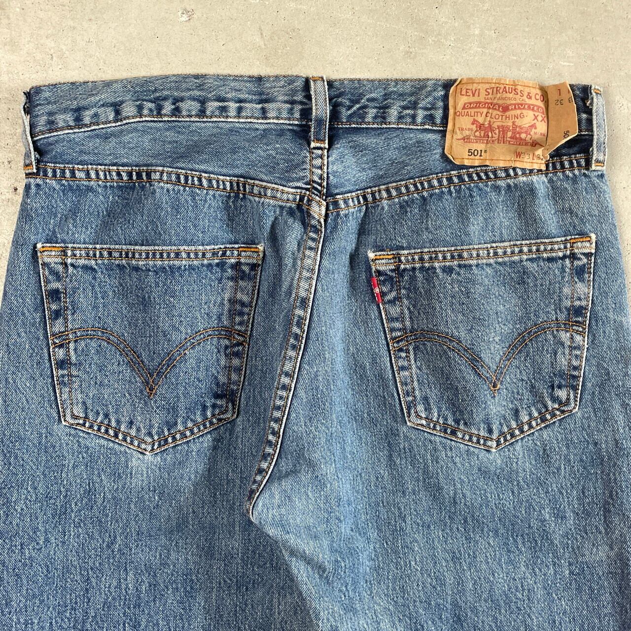 Levi's リーバイス 501 デニムパンツ ストレート メンズW33 古着