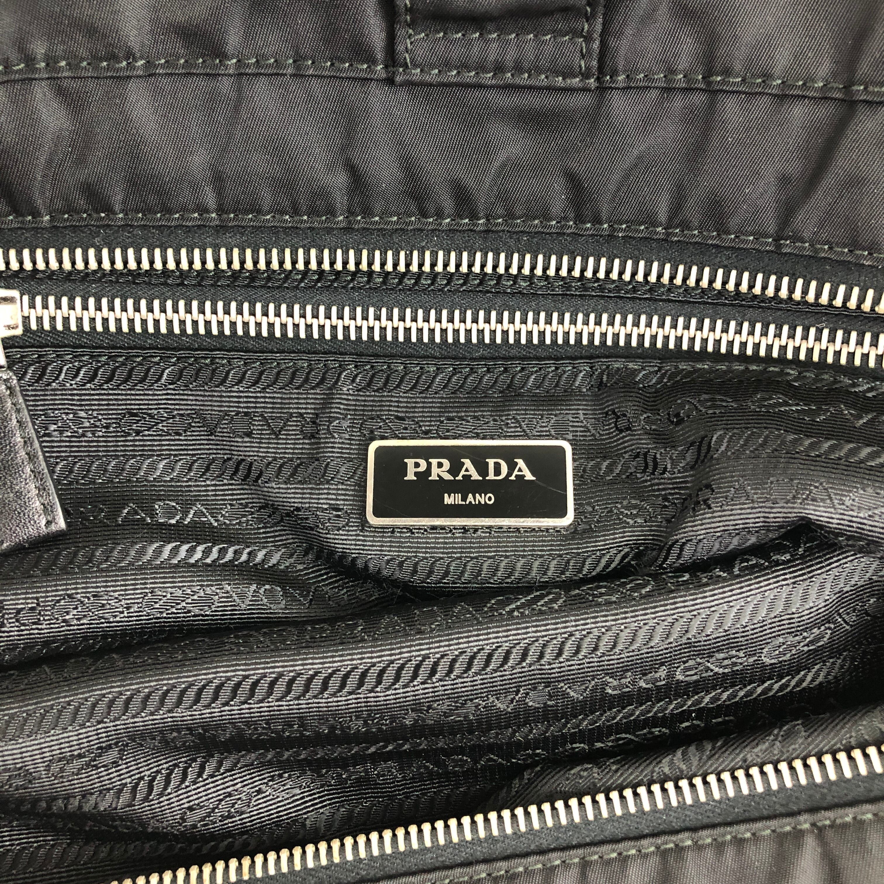 PRADA プラダ トートバッグ ブラック トライアングルロゴ ナイロン