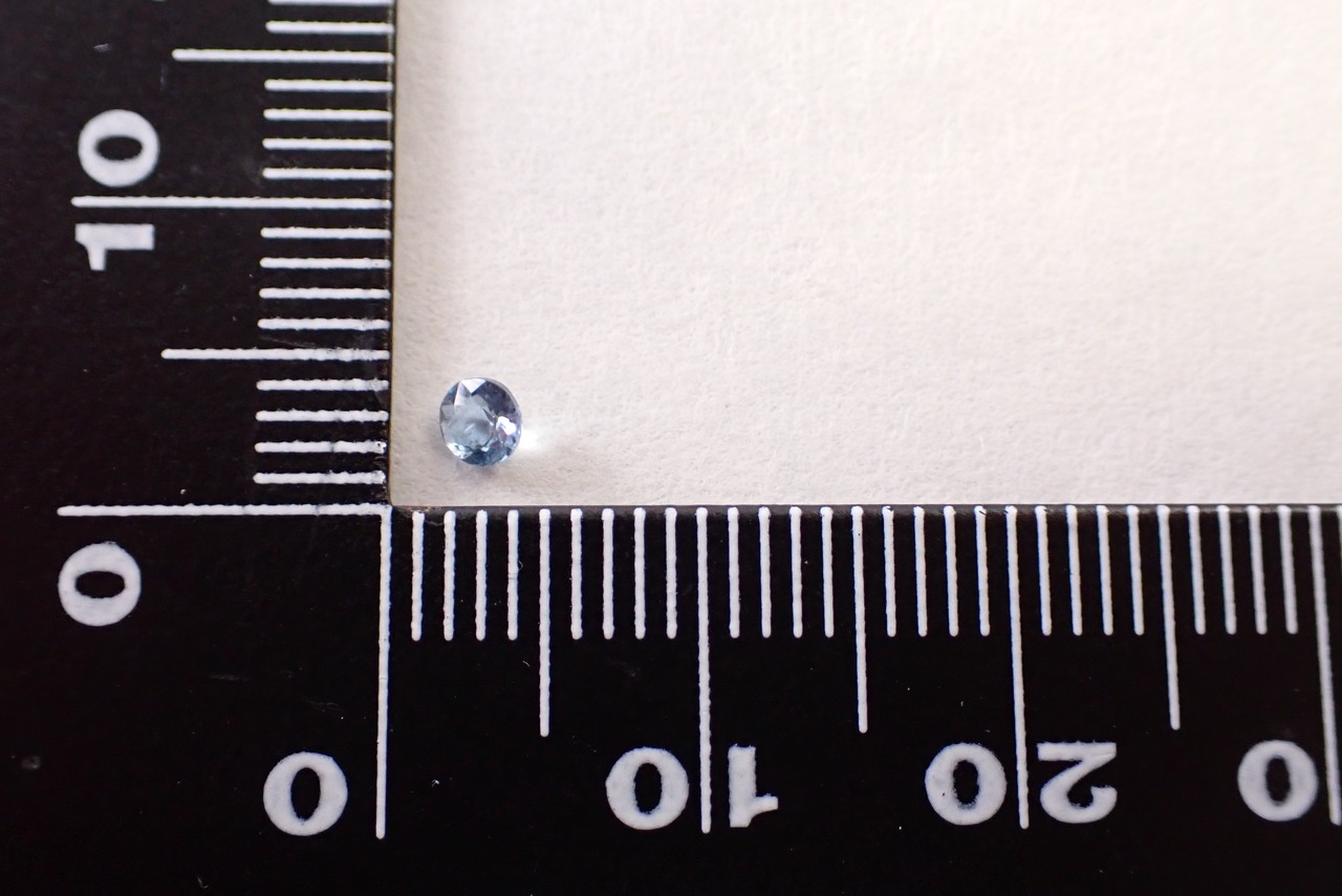 サンタマリアアクアマリン　0.09ct　[C12-1105]