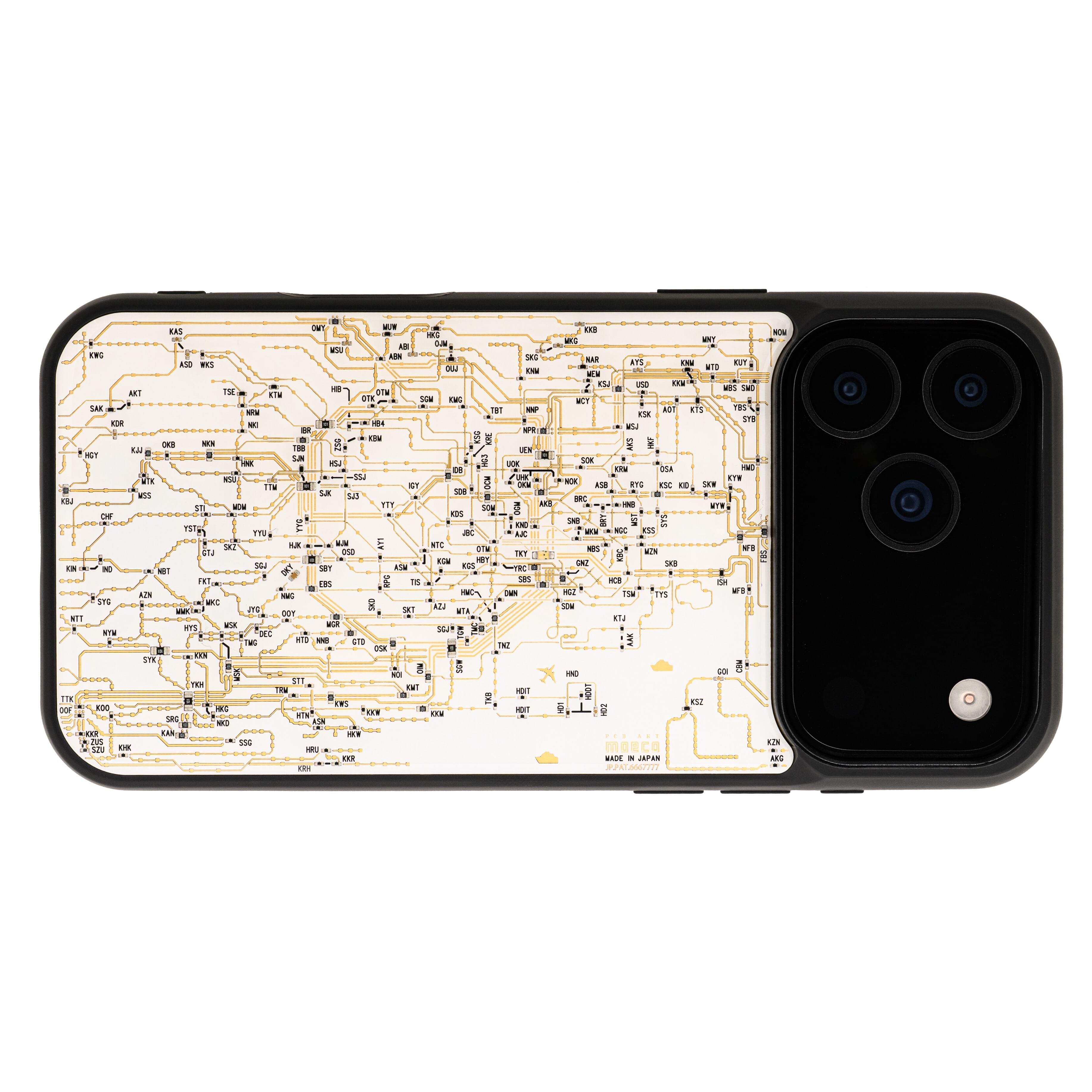 FLASH 東京回路線図 iPhone 17 Pro Max ケース | PCB ART moeco