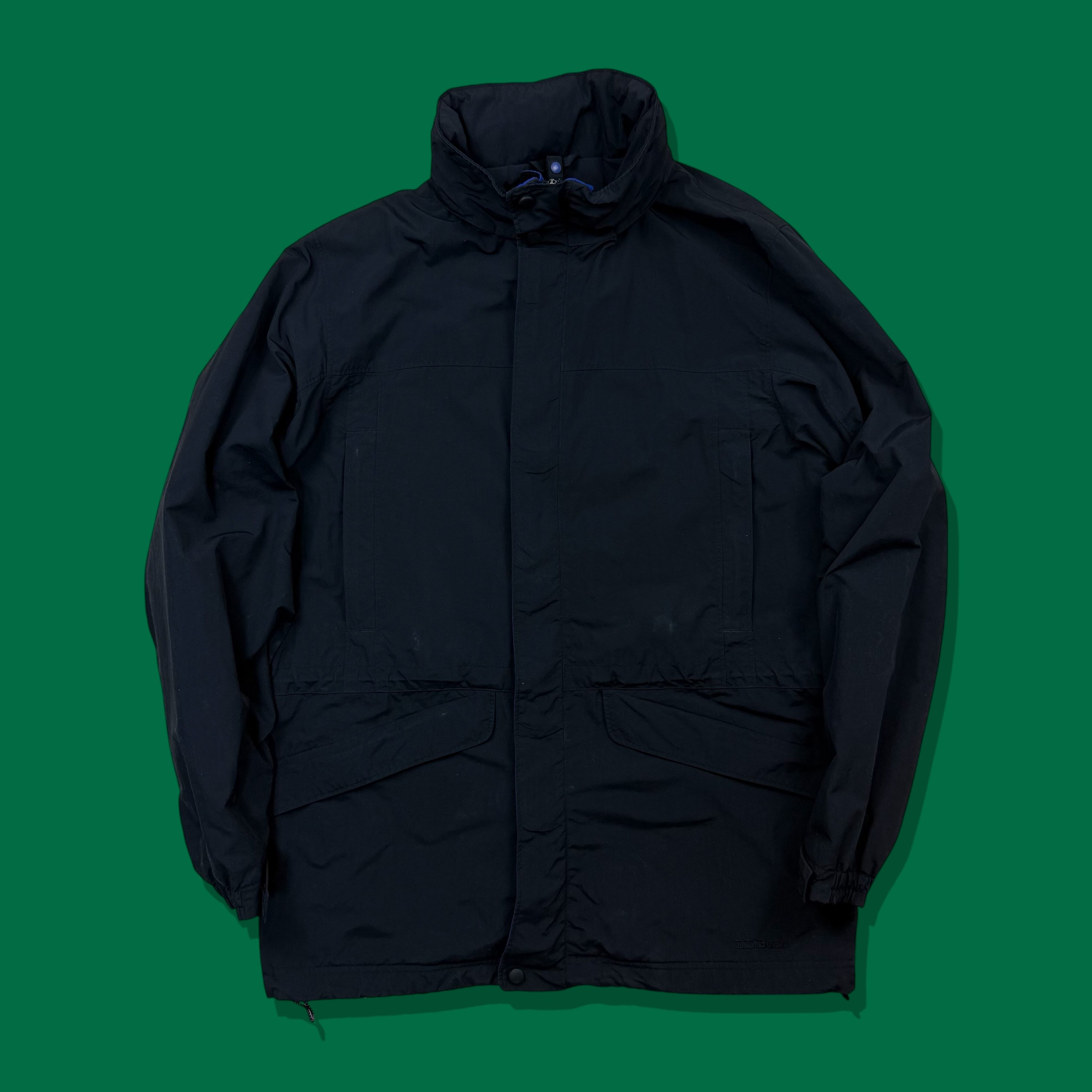 00s L.L.Bean Hooded Nylon Shell Jacket