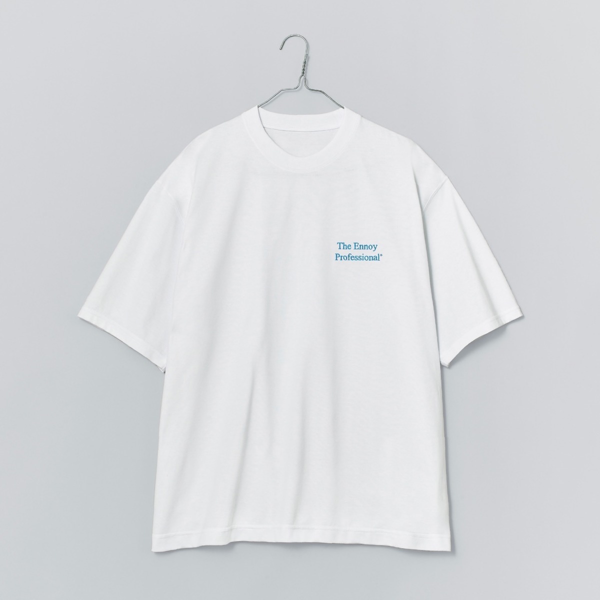 PROFESSIONAL S/S T-SHIRT (WHITE x SKY BLUE) | ENNOY