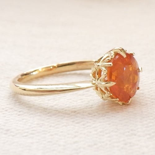 無*き様 K18＊ルシェル＊燃えるようなファイアーオパールリングてす K18ファイアーオパールリング（S-1519） | SHAKESPEARE & Co.