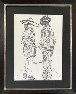 Future,future( これからの未来 ) VネックロングTシャツ ホワイト