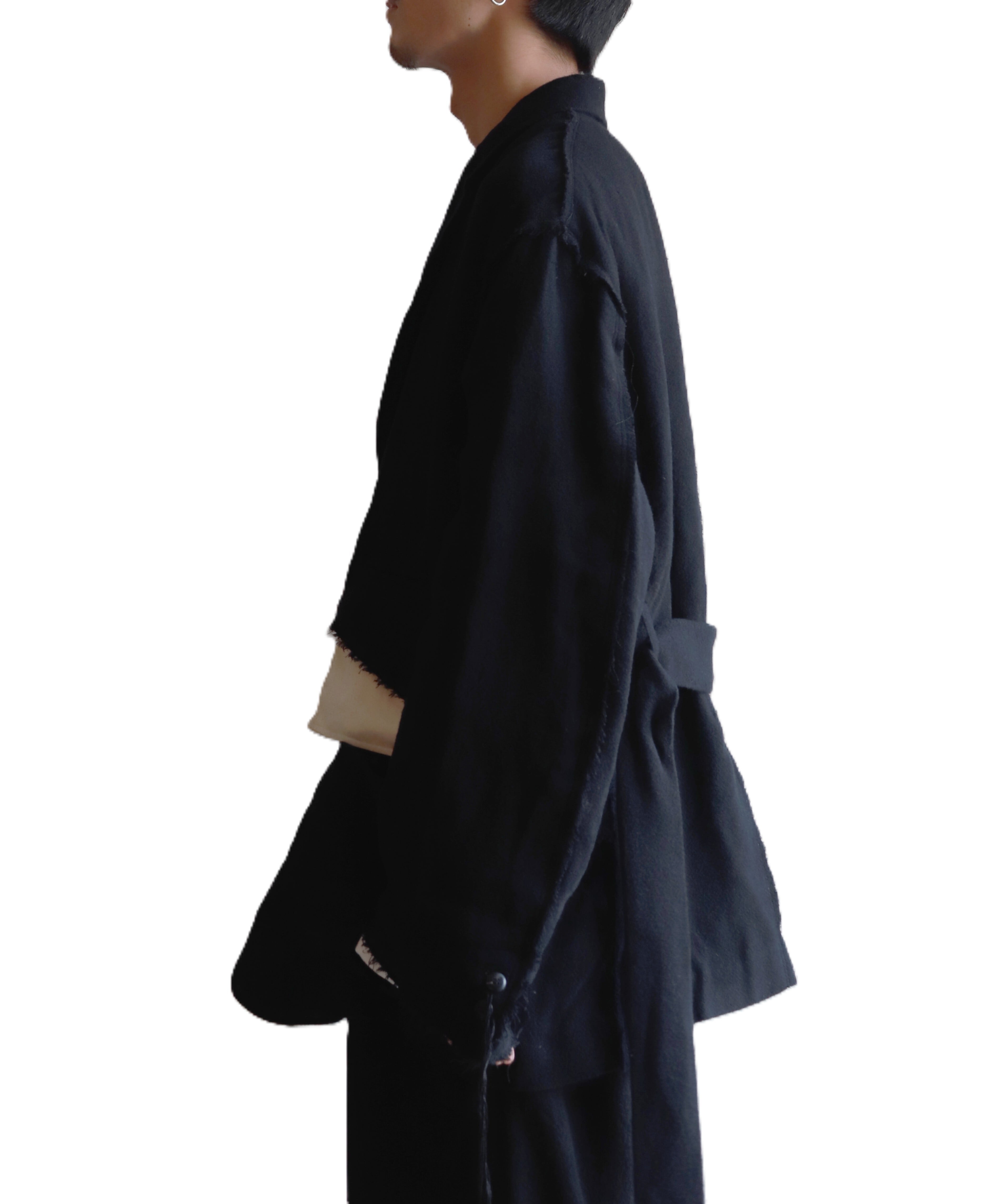 Midorikawa / MID25AW-JK02 CUT OUT JACKET (BLACK) | AfterSchool