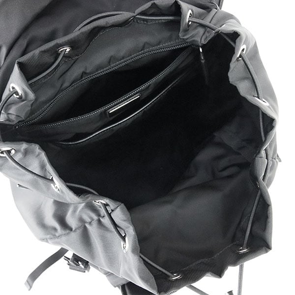 Unused PRADA プラダ バックパック Re-Nylon サフィアーノレザー