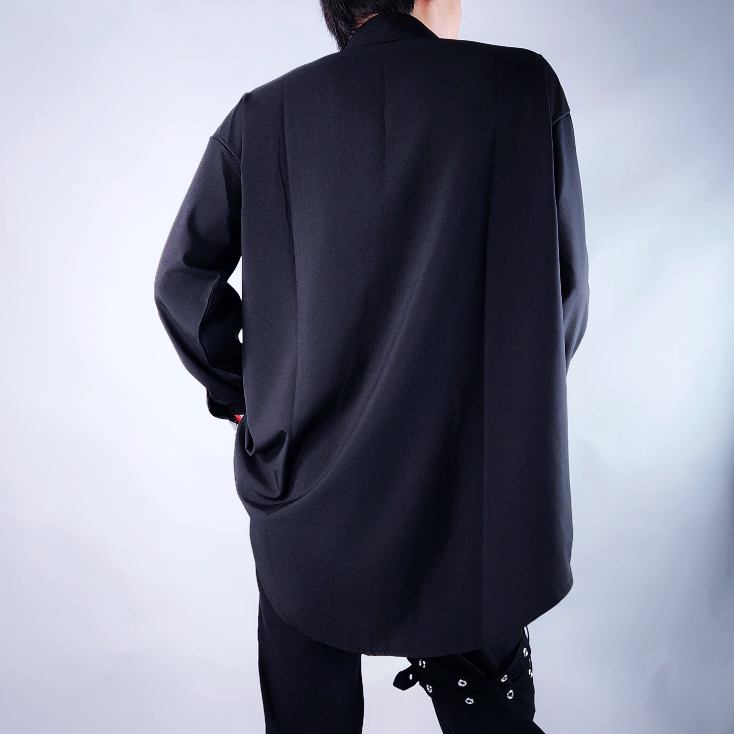 先着50点限定大特価】ネクタイ付きロングシャツ —ROSE GRAPHIC— | NIER