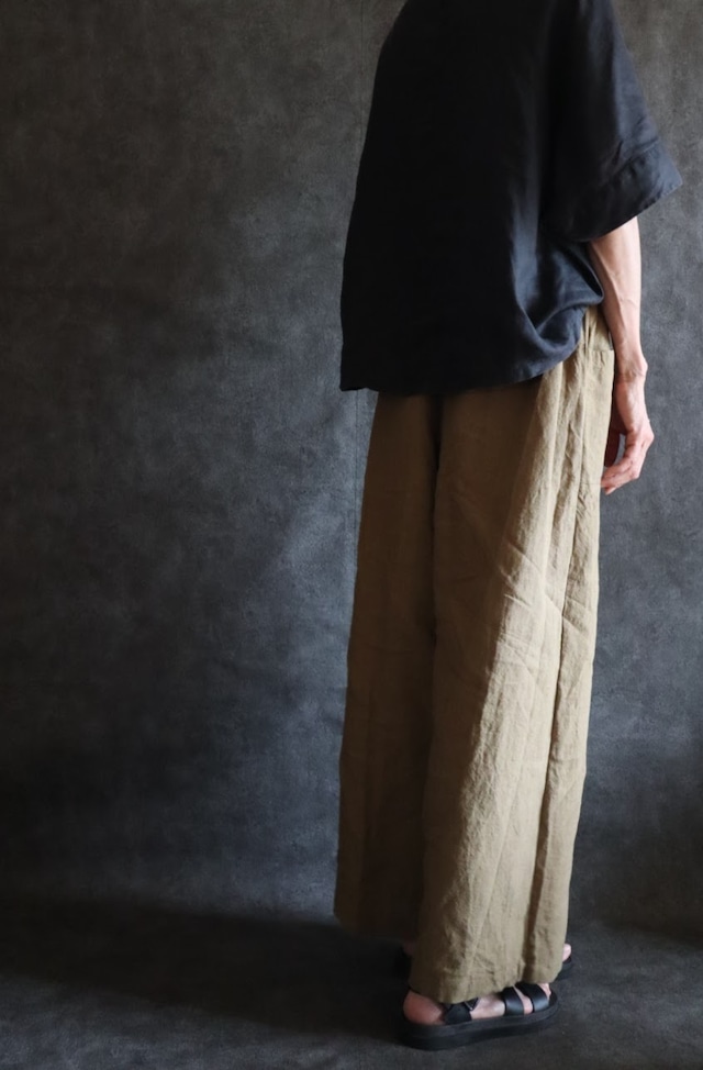 シンプルワイドパンツ