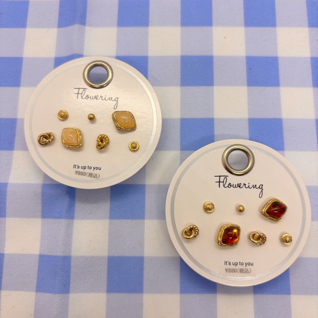 ピアスセット
