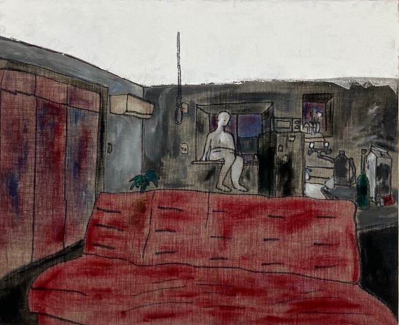 油絵作品『部屋』 | bitake3