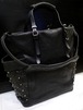 美品24万★JIMMY CHOO ジミーチュウ BLARE ブレア 2way スタッズ キルティング レザー トート バッグ 黒★ ブレアの希少なスタッズモデル♪