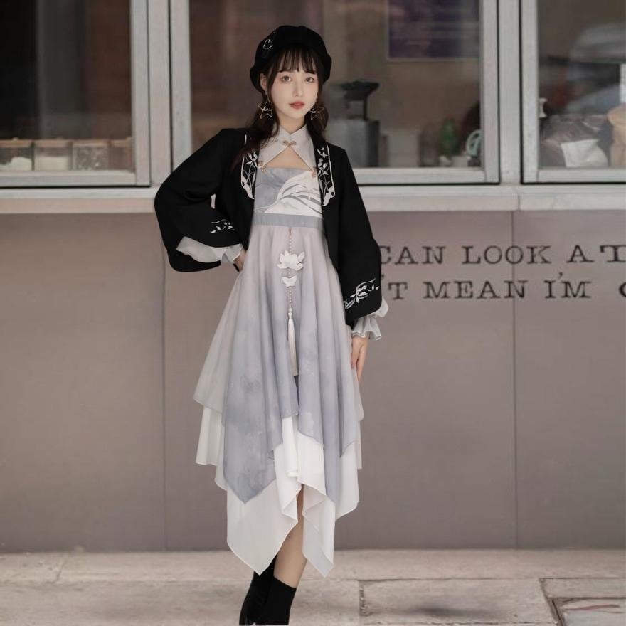 SEASONZ 華ロリ 中華ロリータ チャイナ風 上下セット割り サブカル系