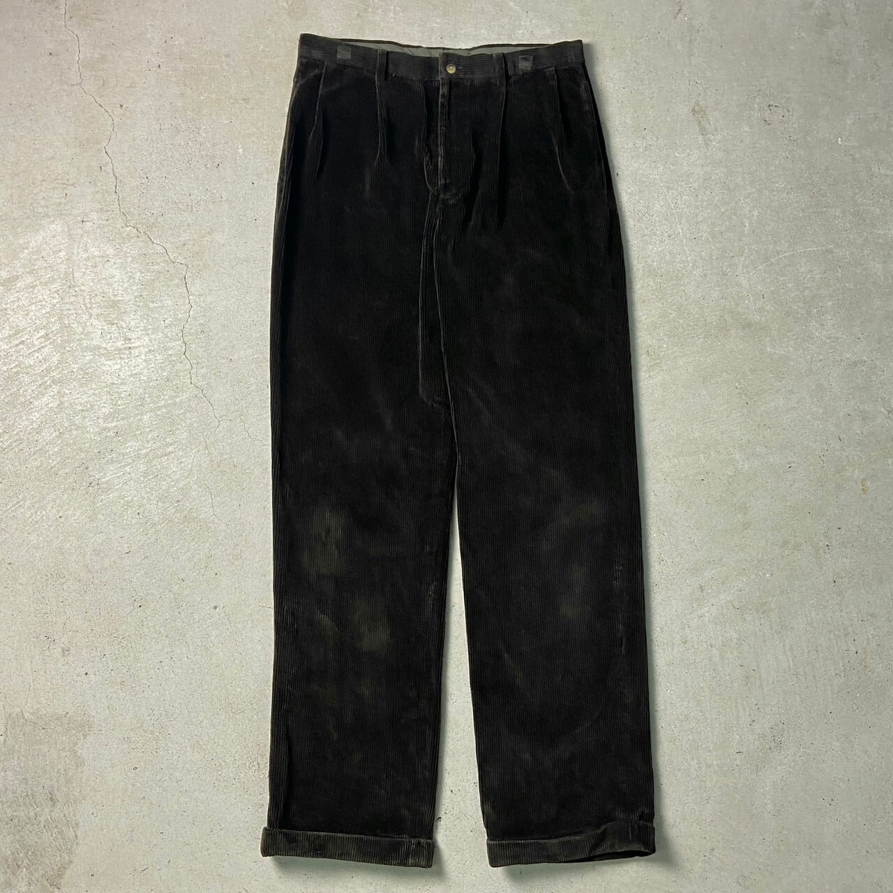 NAUTICA ノーティカ コーデュロイパンツ 太畝 ワイド 2タック