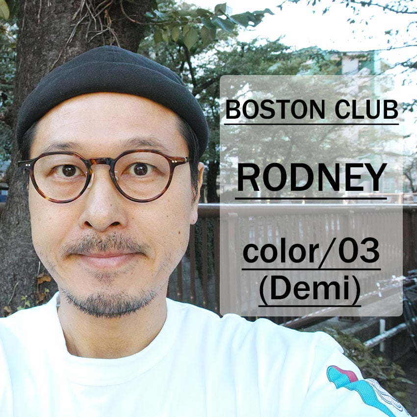 BOSTON CLUB / RODNEY / 03 Demi デミ・べっこう柄 メガネ クラウン