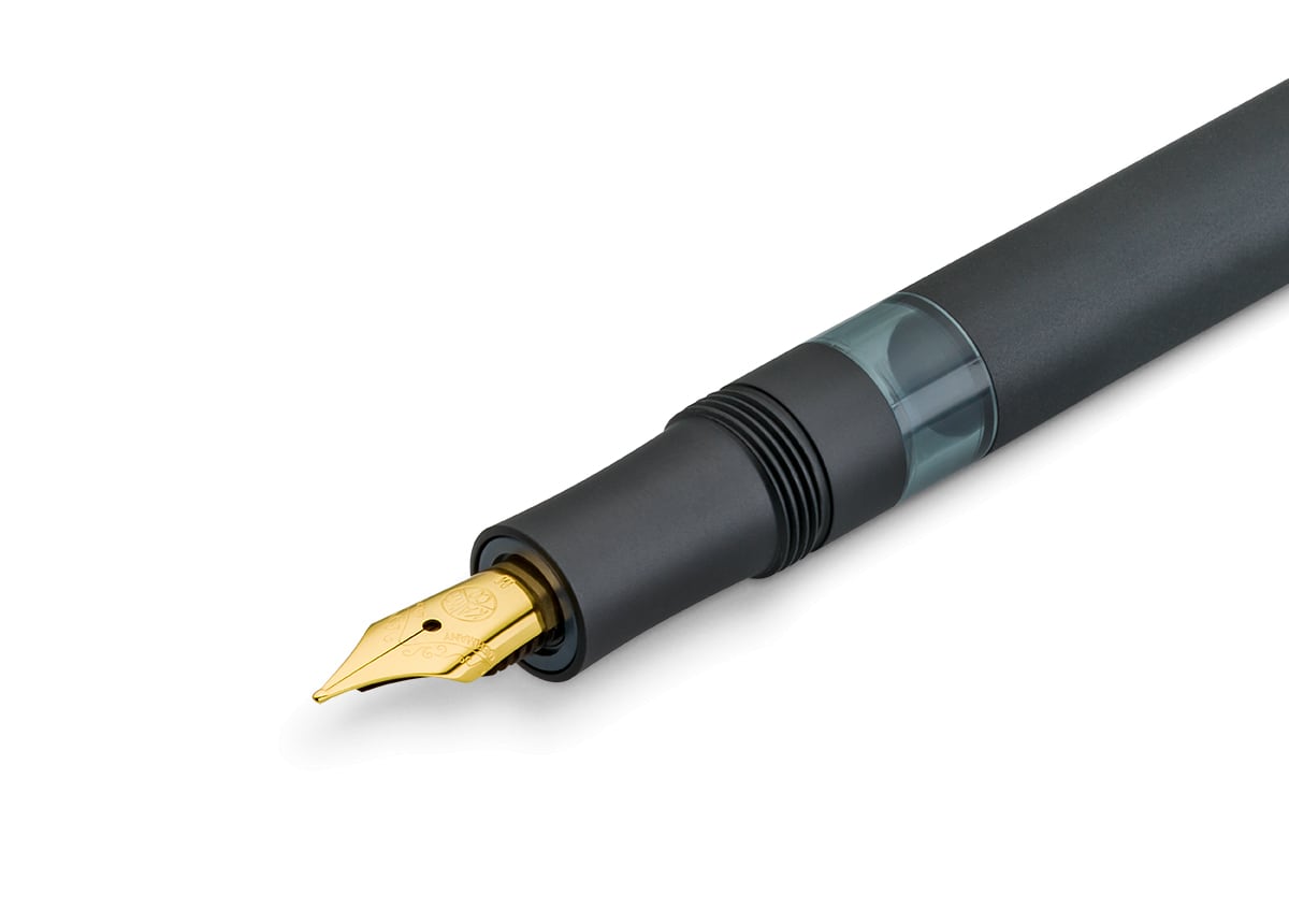 KAWECOカヴェコ アルスポーツ ピストン ブラック ニブM Kaweco PISTON AL SPORT(カヴェコ ピストン アルスポーツ) | ideaswitch