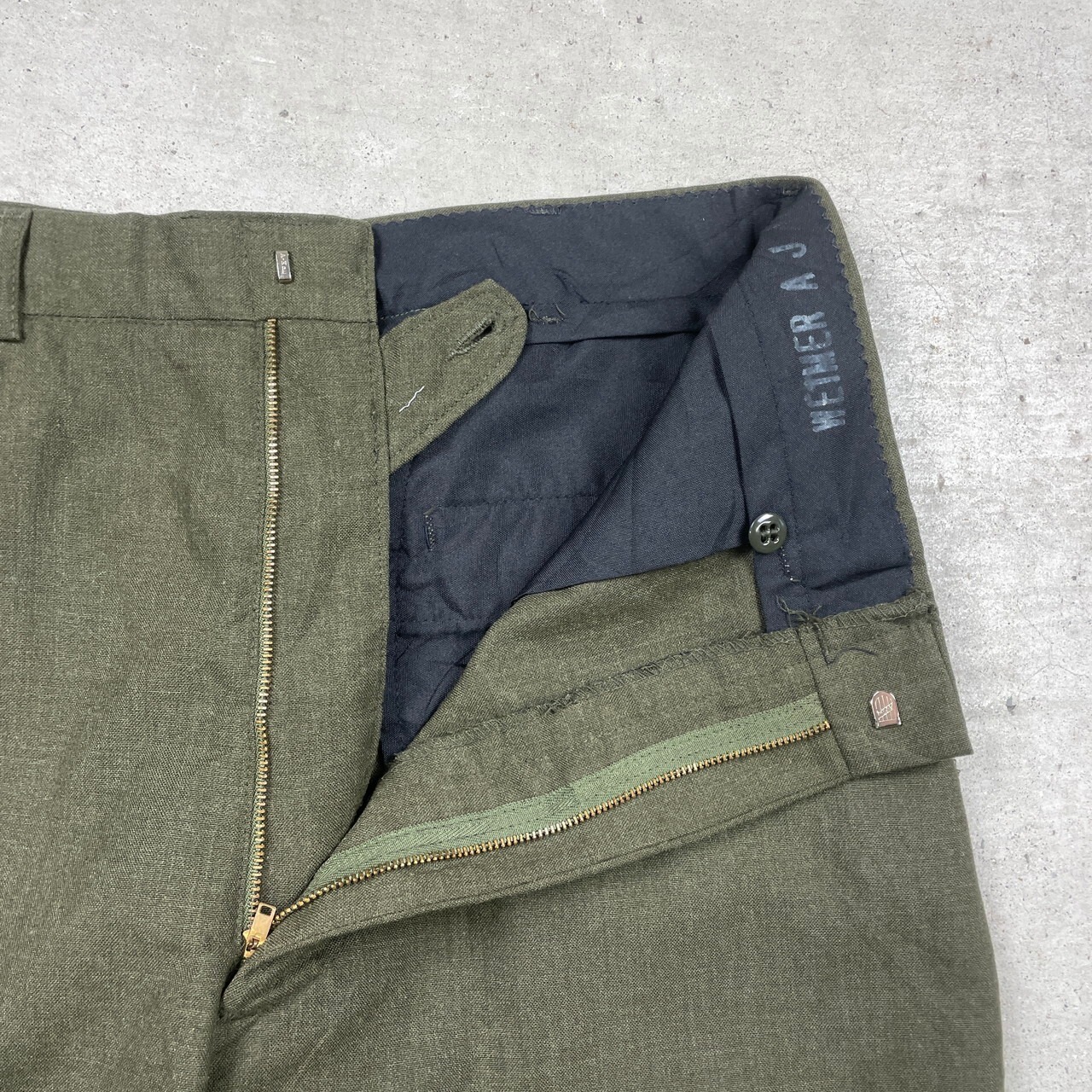 82年製 80年代 USMC 米軍実品 GREEN SHADE SERVICE DRESS TROUSERS 