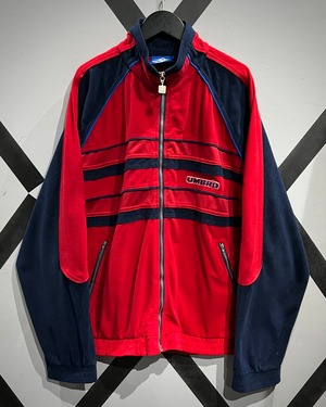【X VINTAGE】"UMBRO" 90's Vintage Loose Rare Fabric Track Jacket