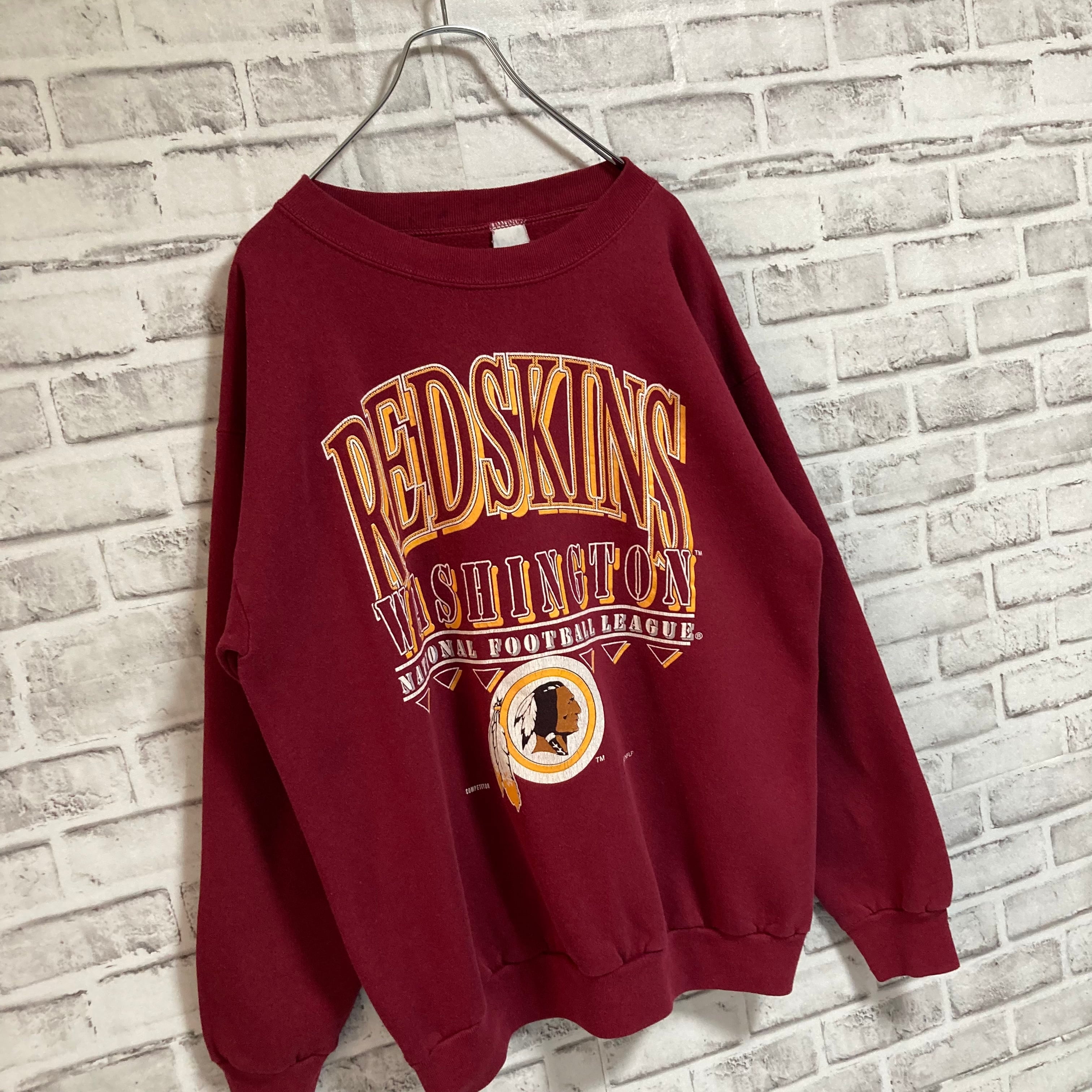 WASHINGTON REDSKINS】L/S Sweat XL Made in USA 90s “WASHINGTON