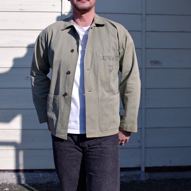 1940s WW2 USMC P-41 HBT Jacket / アメリカ 海兵隊 カバーオール