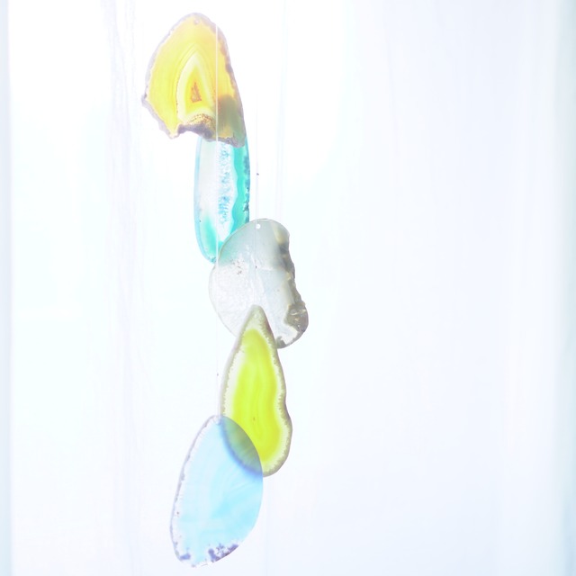 Campari Orange 02 - アゲートヒーリングチャイム / Agate Sun Catcher Wind Chime 877