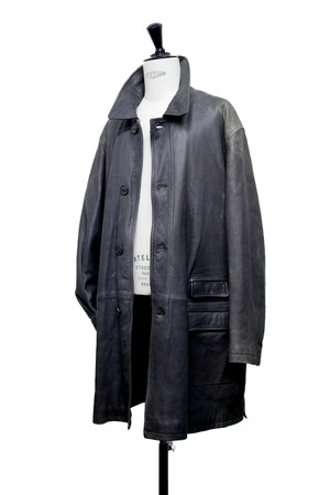 90's "SERAPHIN" Deer Skin Half Car Coat