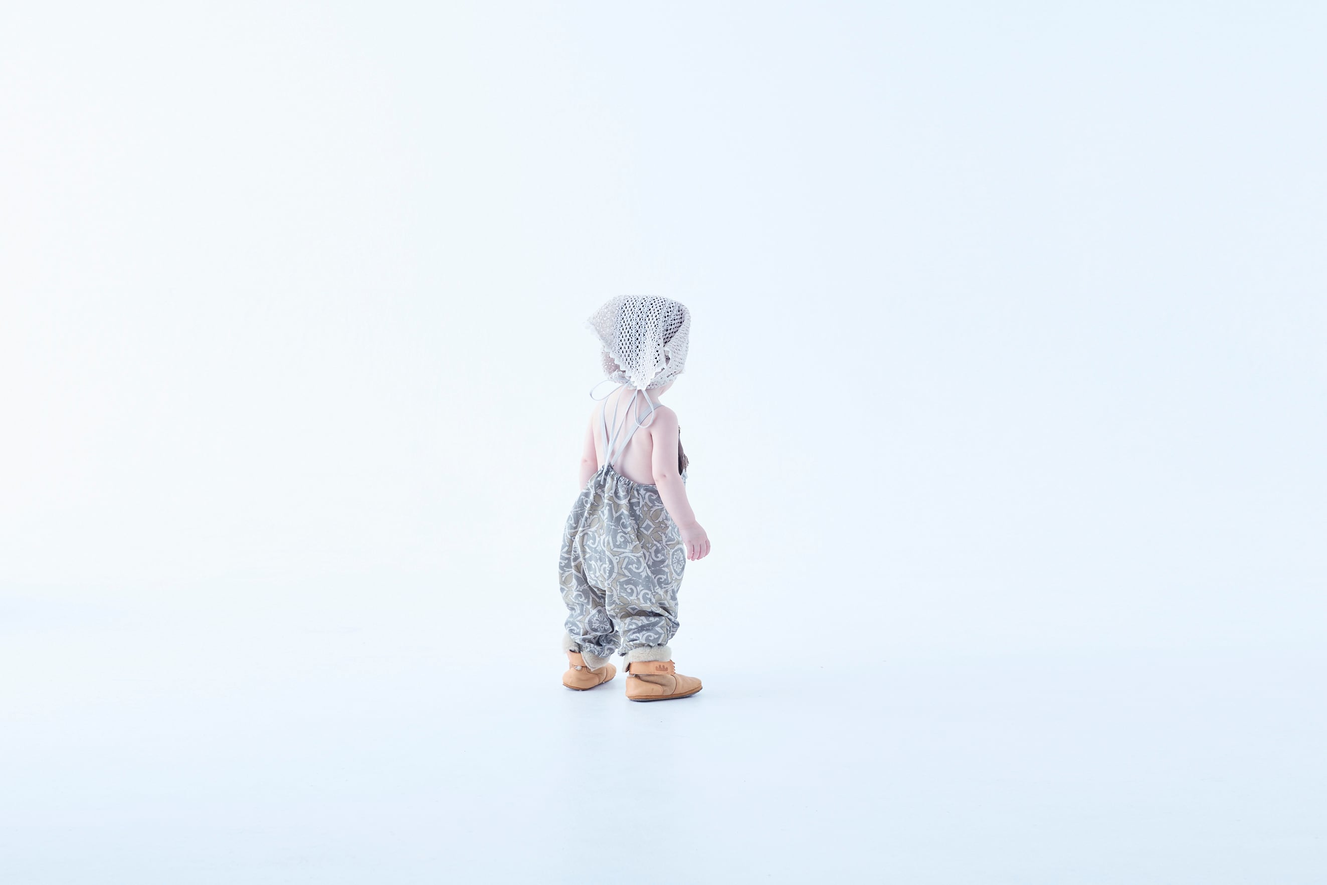 【即納/送料無料】Crochet Lace Bonnet / ivory