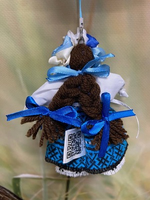 UA.Designer手作りモタンカ 12cm（ウクライナの御守り）