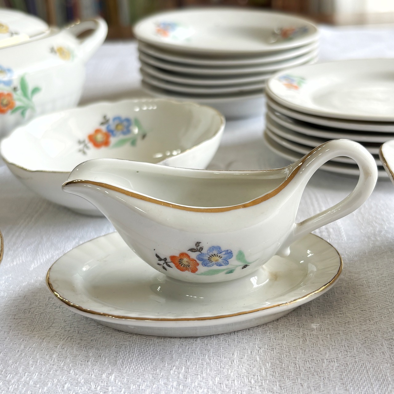 ままごとテーブルウェア　陶磁器製　子供用食器　小皿　小物入れ　 12OTae7