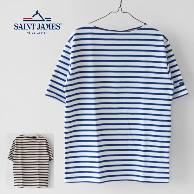 SAINT JAMES [セントジェームス 正規販売店] OUESSANT SHORT SLEEVE SHIRTS BORDER [bo-03jc1325] ウエッソン 半袖 ボーダー・ボーダーカットソー・半袖・MEN'S / LADY'S [2024SS]