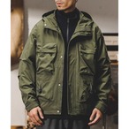Utility Pocket Hooded Drop Shoulder Jacket ◇3color H0524