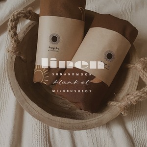 linen blanket 【 sun&moon 】