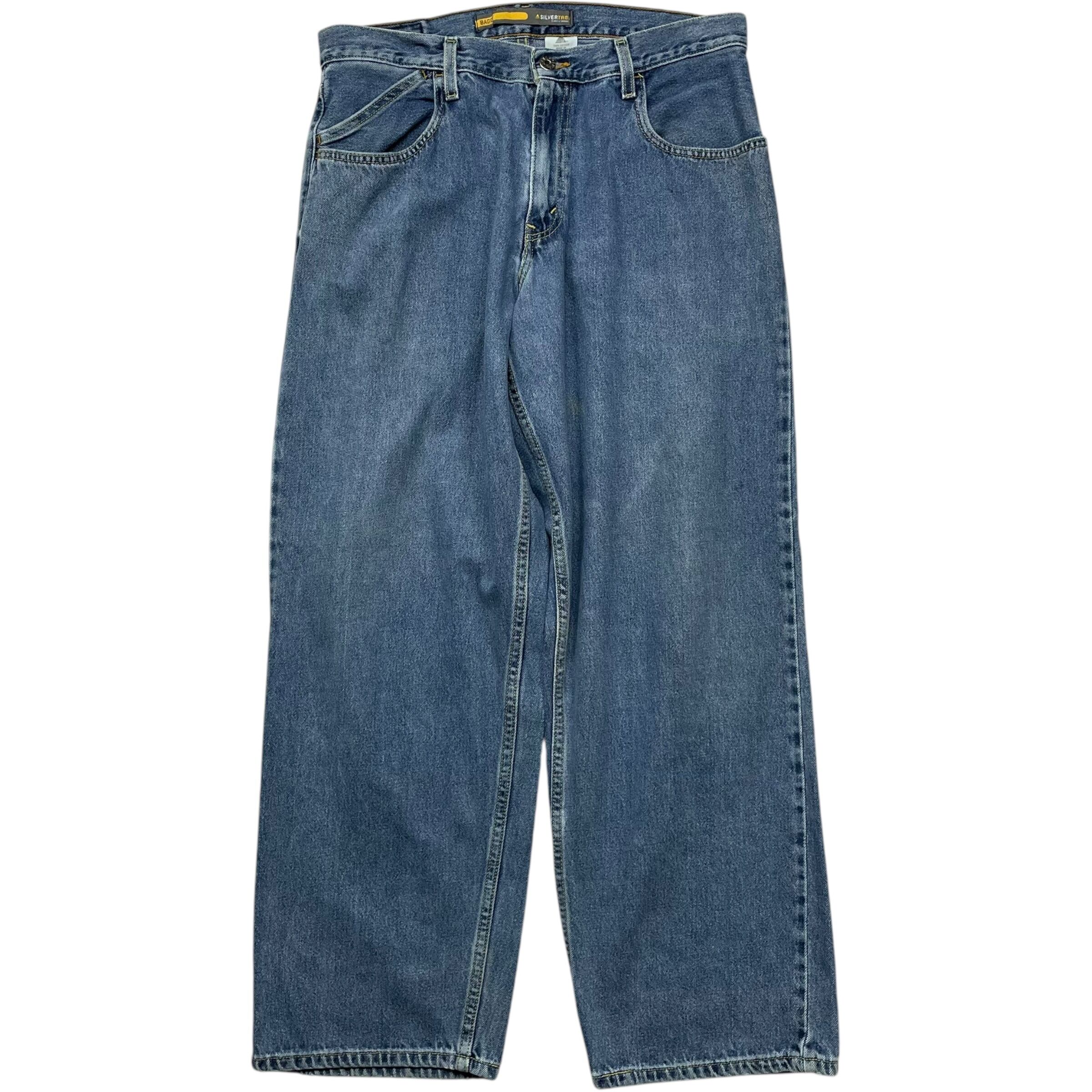 《実寸 W35L30》 Levi's リーバイス シルバータブ buggy デニムパンツ no.5528