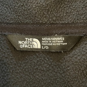 【THE NORTH FACE】ハーフジップ フリース プルオーバー メンズL 刺繍ロゴ アメリカ古着