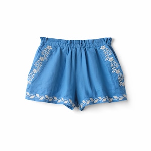 送料無料 Lali/Paperbag Shorts in Coastal Blue
