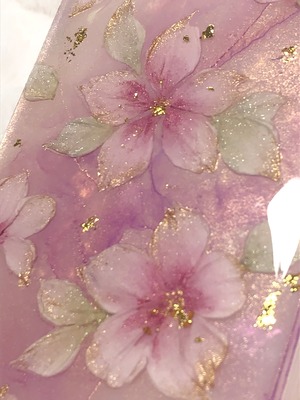 【iPhoneケース】テクスチャー桜
