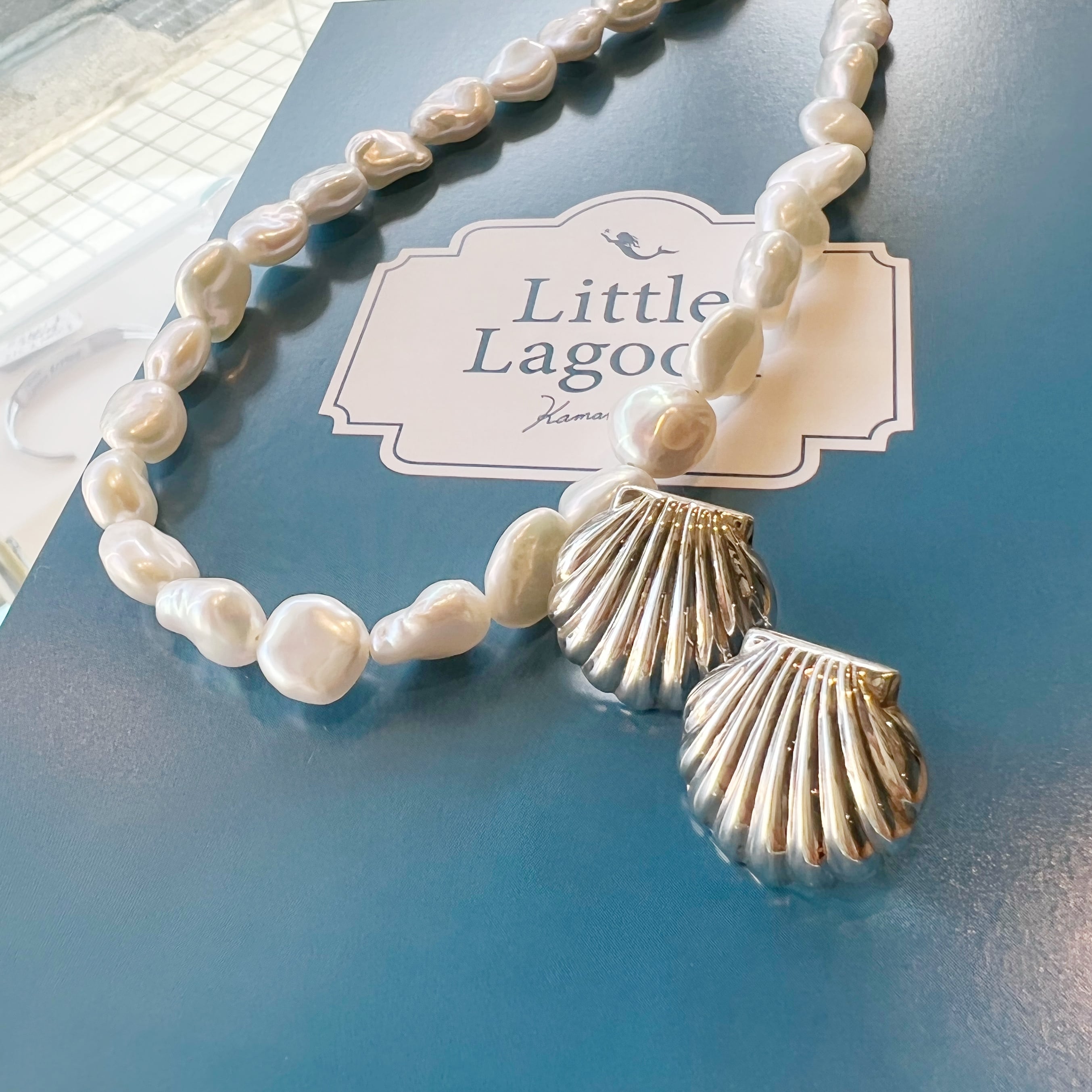 再入荷】Lagoon Original マイルド バロックパールのネックレス 50cm