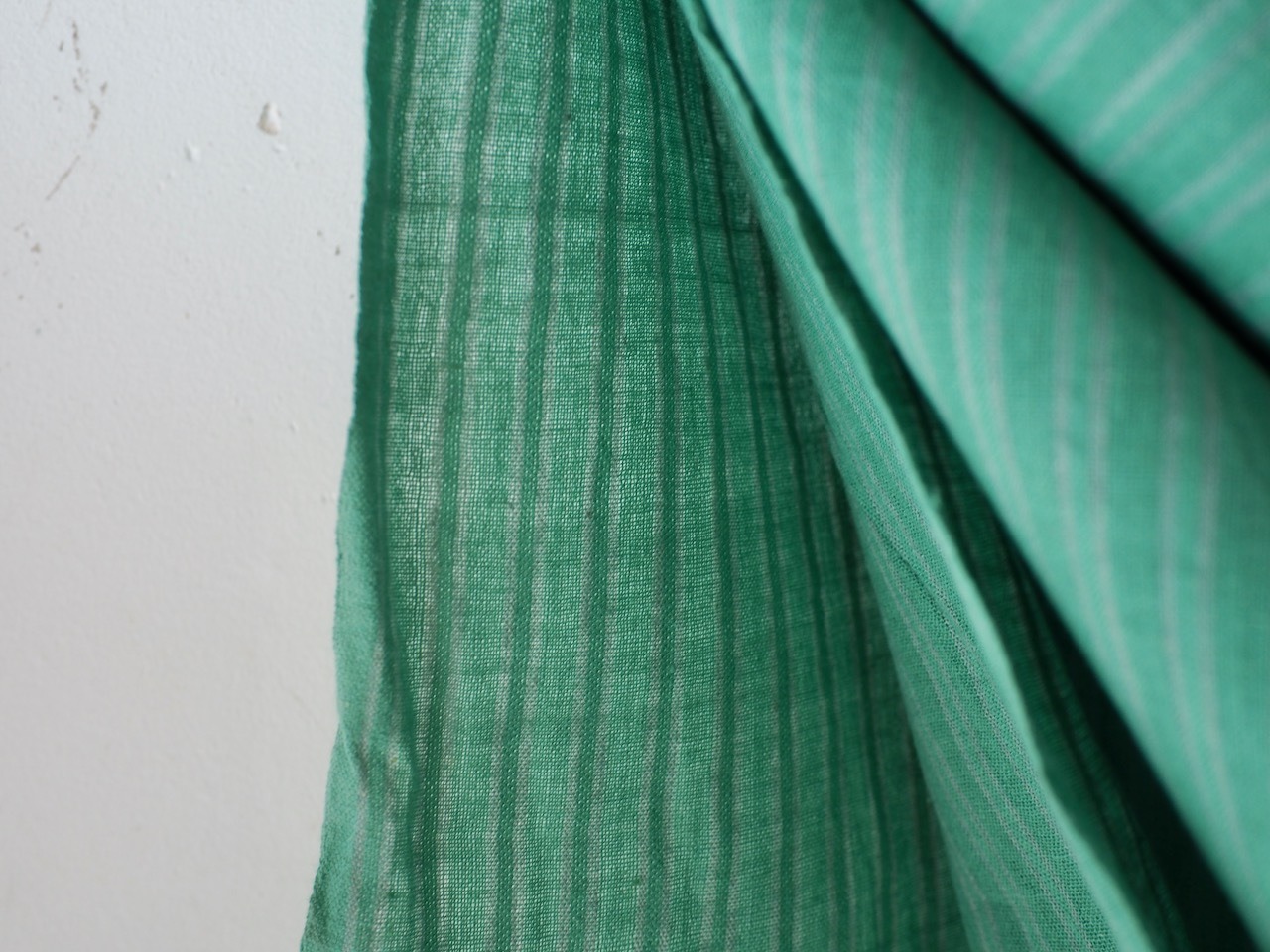 bengal fabric b44 green stripe