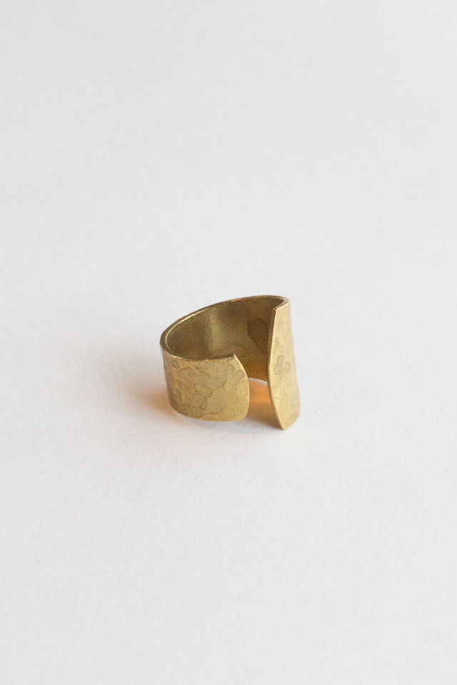 【TAMARI 】Raw brass layer ring