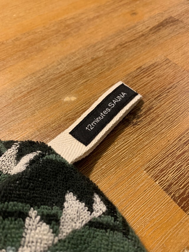 MOFU MOFUサウナハット　ネイティブ（グリーン＆オレンジ）L